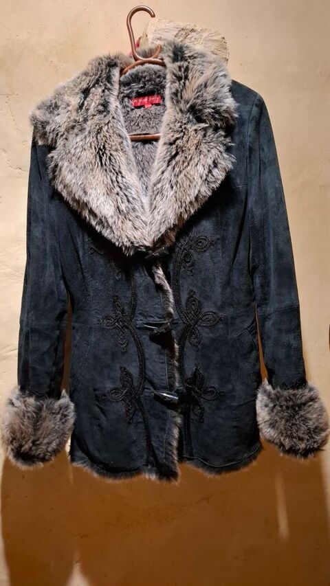 Veste hiver en peau marque Rene Derhy 40 Mervent (85)