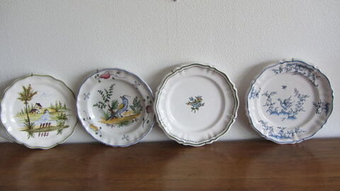 Assiettes en faïence 10 Metz (57)
