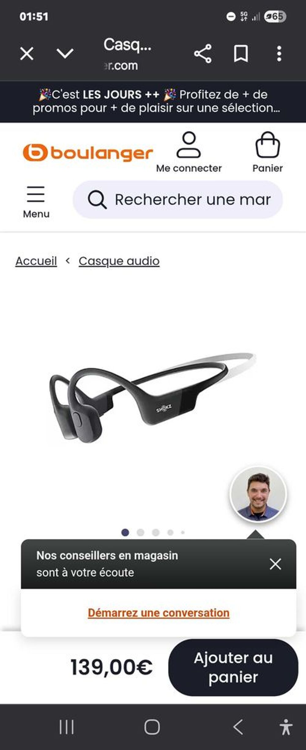 casque shokz Audio et hifi