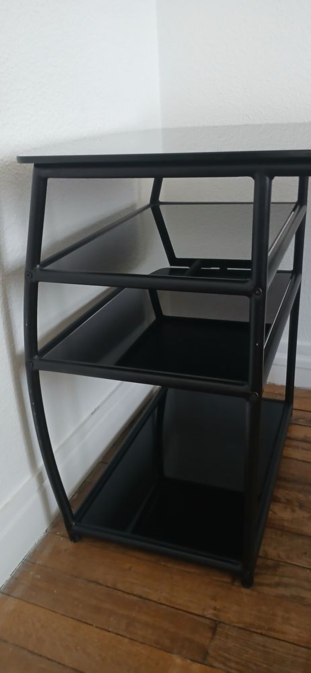 Bureau en verre noir Meubles