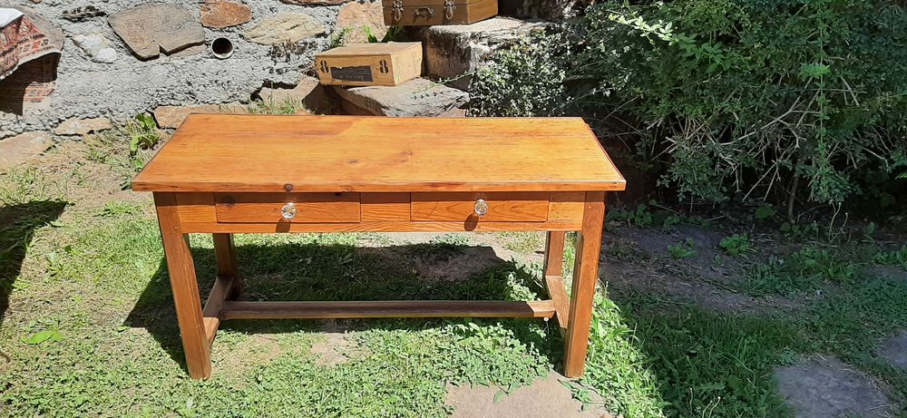 Table basse ancienne en merisier Meubles