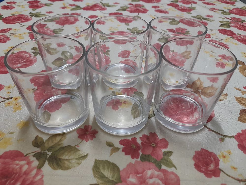 Set de 6 verres transparents Cuisine