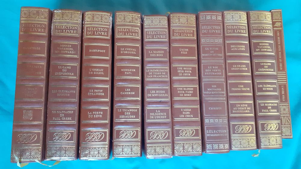 Lot de 10 livres reli&eacute;s Livres et BD