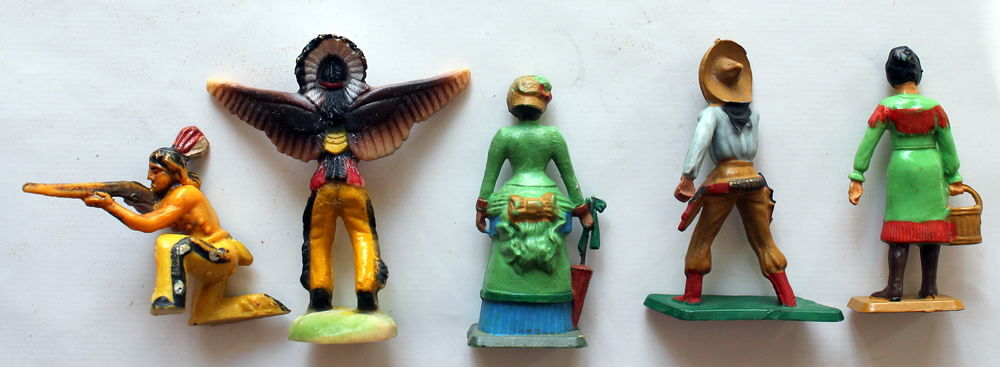 Figurines cowboys et indiens STARLUX CLAIRET Jeux / jouets