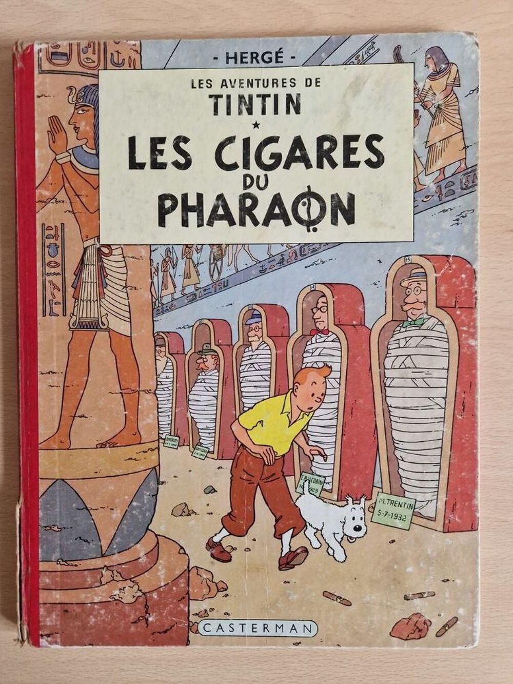 Tintin les cigares du pharaon b23 bis 1958 Livres et BD