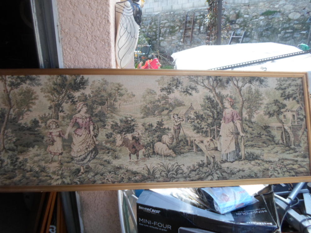 tableau tisse 50x148 encadre
a la ferme Décoration