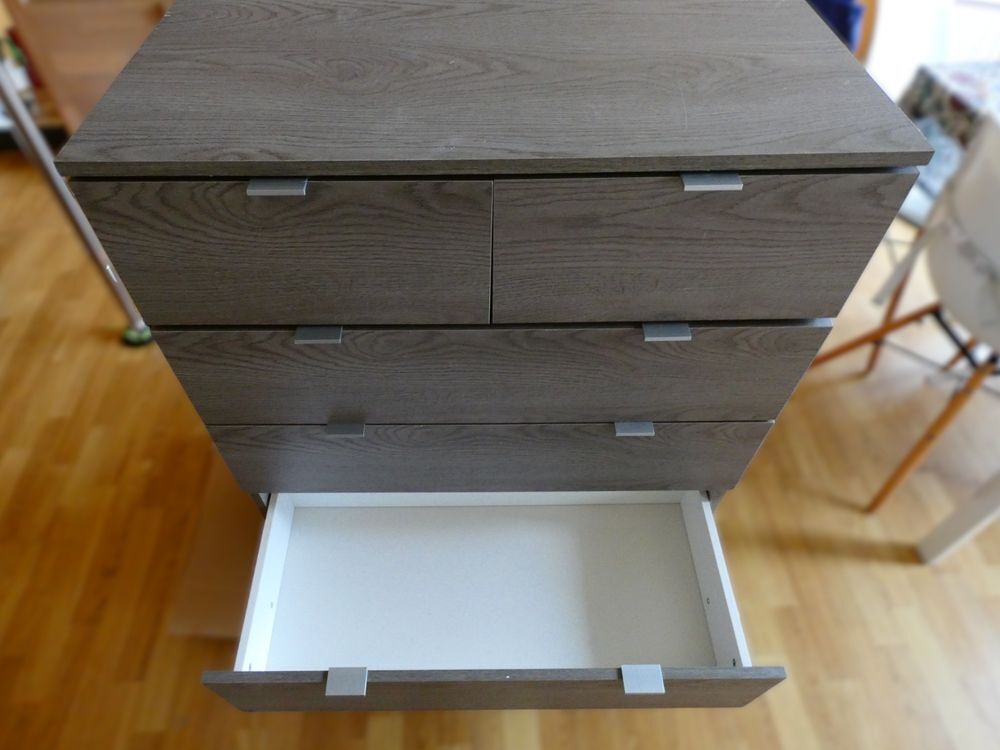 Commode grise 4 + 2 tiroirs Meubles
