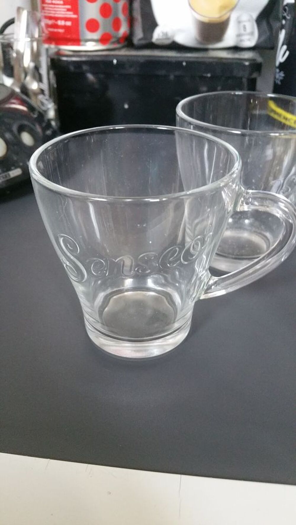 Tasses &agrave; caf&eacute; en verre Senseo Cuisine