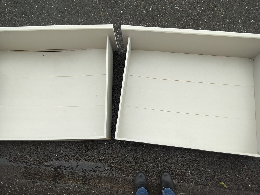 Lot de 2 Tiroirs de rangement sous lit Meubles