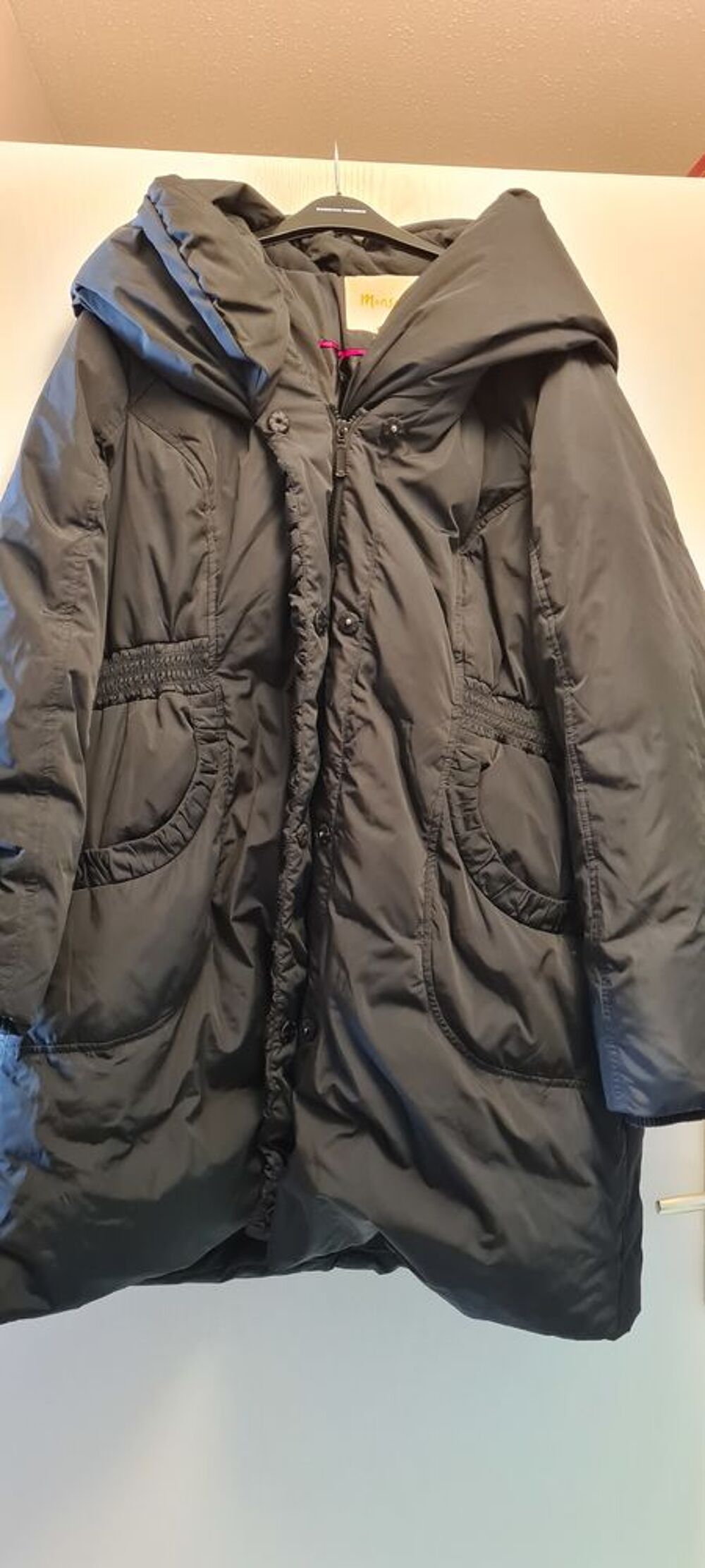 Doudoune noire duvet Vêtements