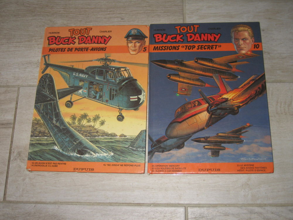 lot 2 albums bd TOUT BUCK DANNY int&eacute;grale 5+10 dupuis Livres et BD