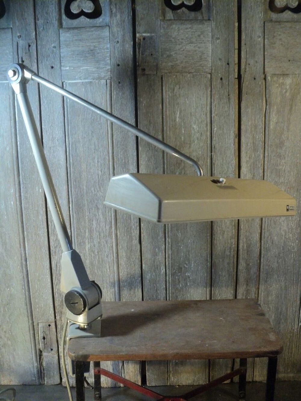 Ancienne Lampe de Bureau d'Architecte Waldmann Décoration