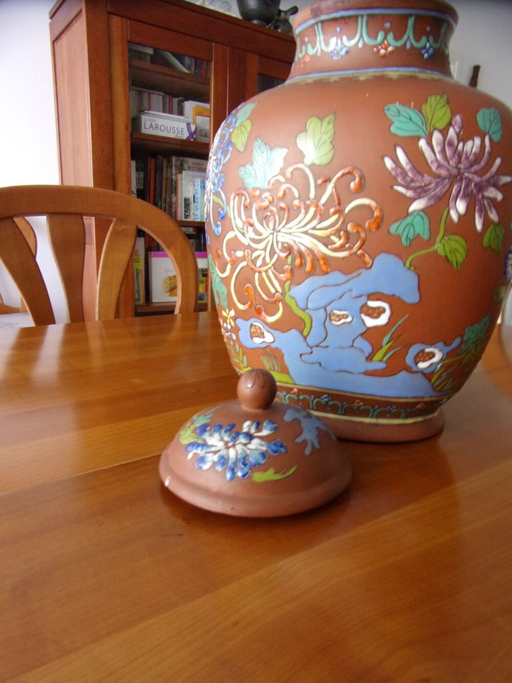 VASE CHINOIS EN TERRE CUITE Décoration