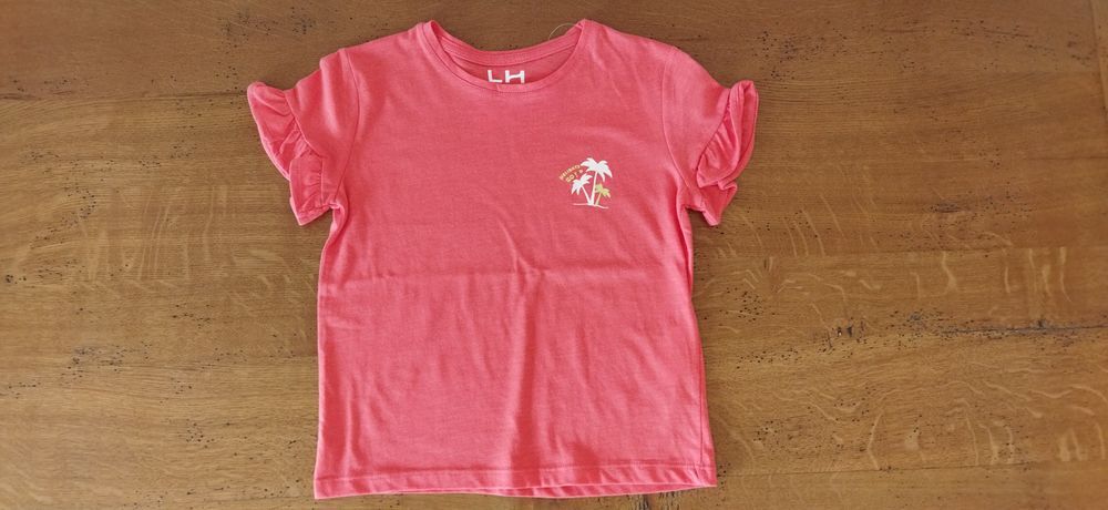 2 TEE-SHIRTS FILLE 6 ANS Vtements enfants