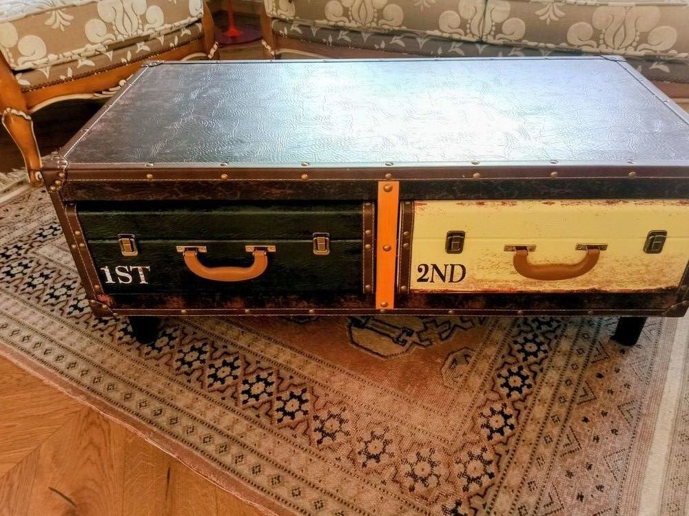 TABLE BASSE DE SALON A VICHY Meubles