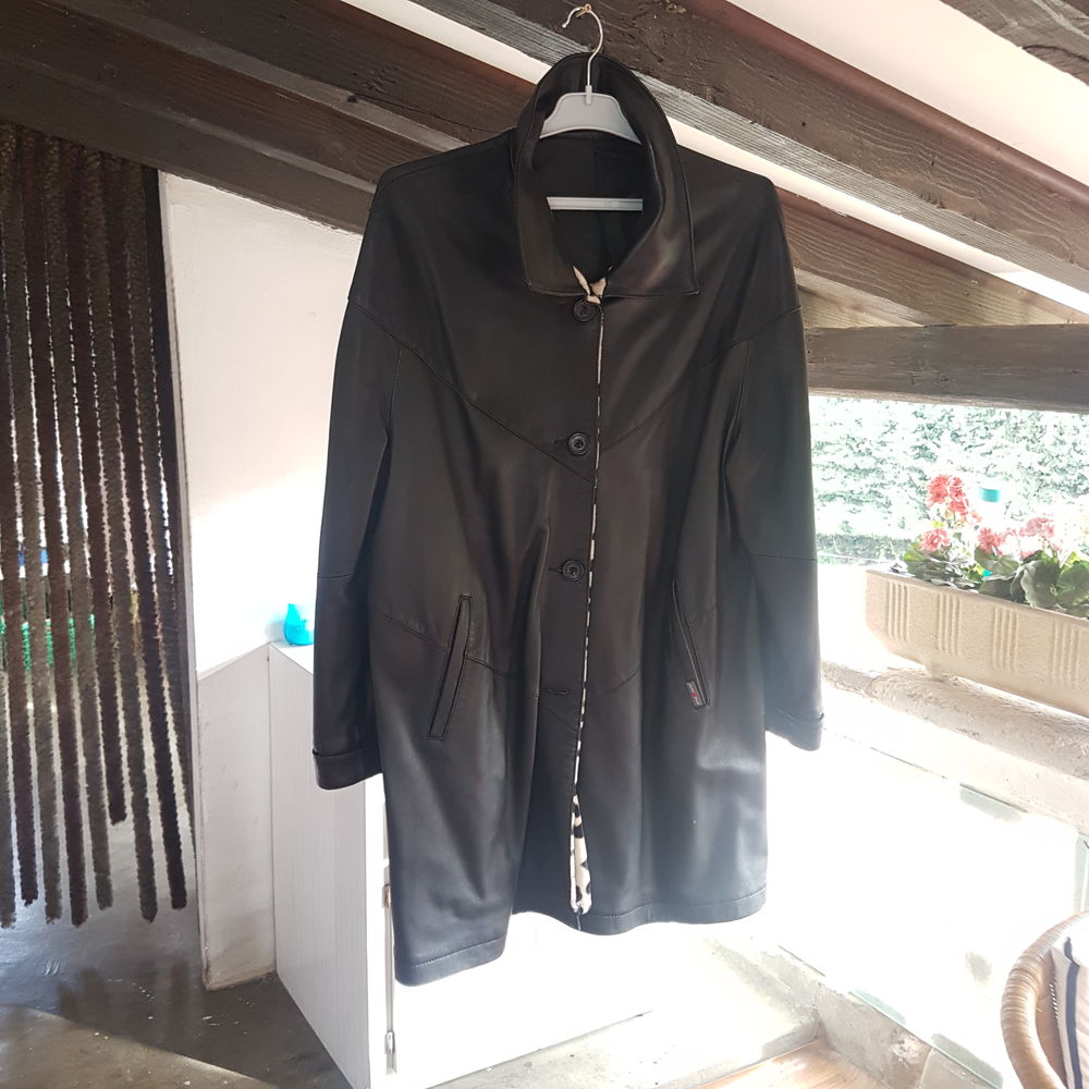 Manteau en cuir taille 44 Vêtements