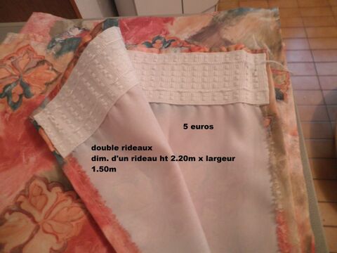 double rideaux pr�ts � poser 3 Fl�r�-la-Rivi�re (36)