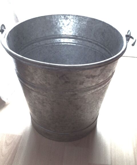 Seau de m�nage vintage Guillouard acier galvanis� zinc, 11 L 30 Villeurbanne (69)