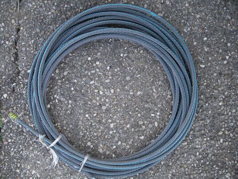 Lot de 5 Élingue câble acier inoxydable galvanisé diam 1cm 69500 Bron