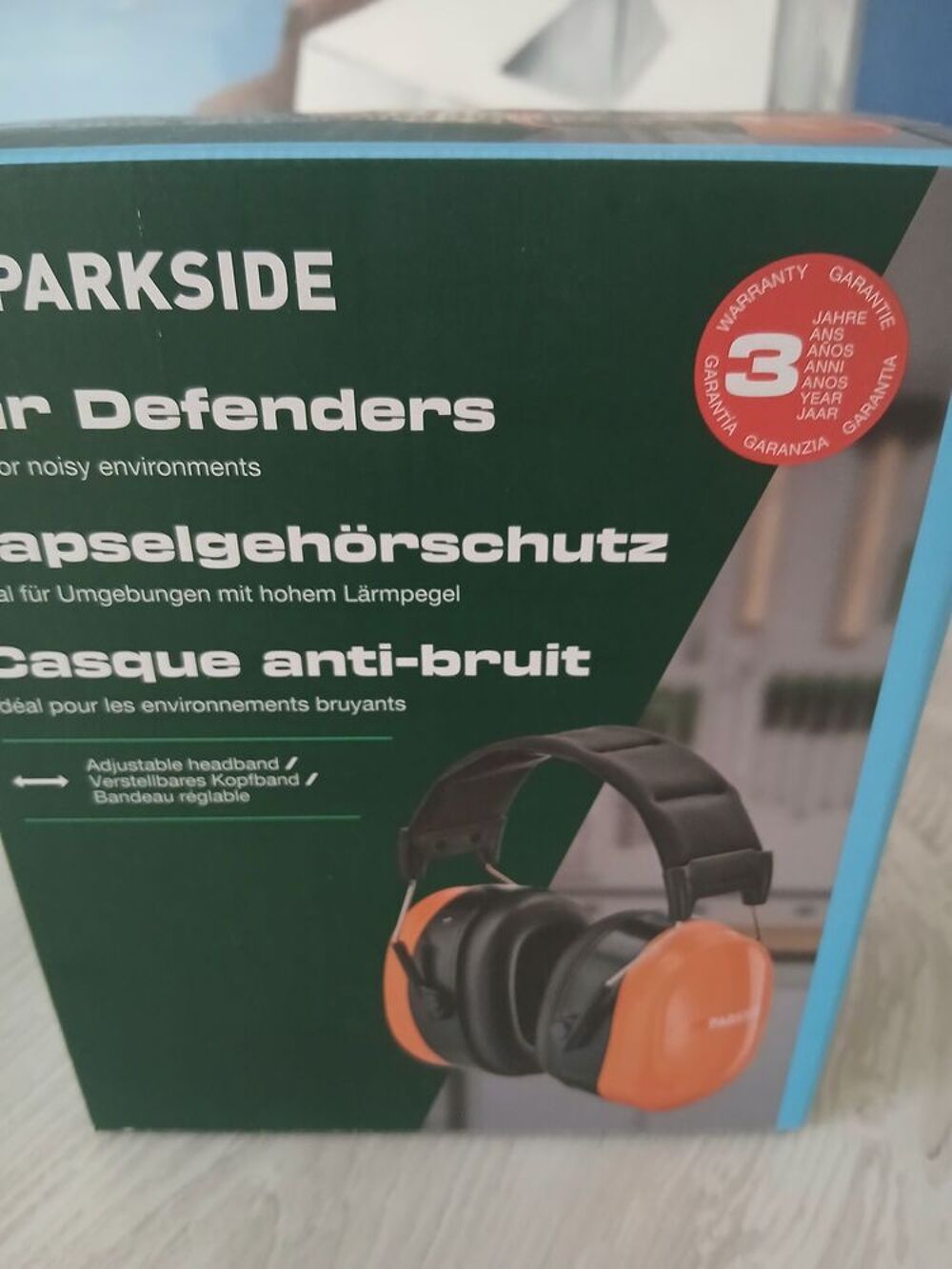 Casque antibruit neuf Parkside Bricolage