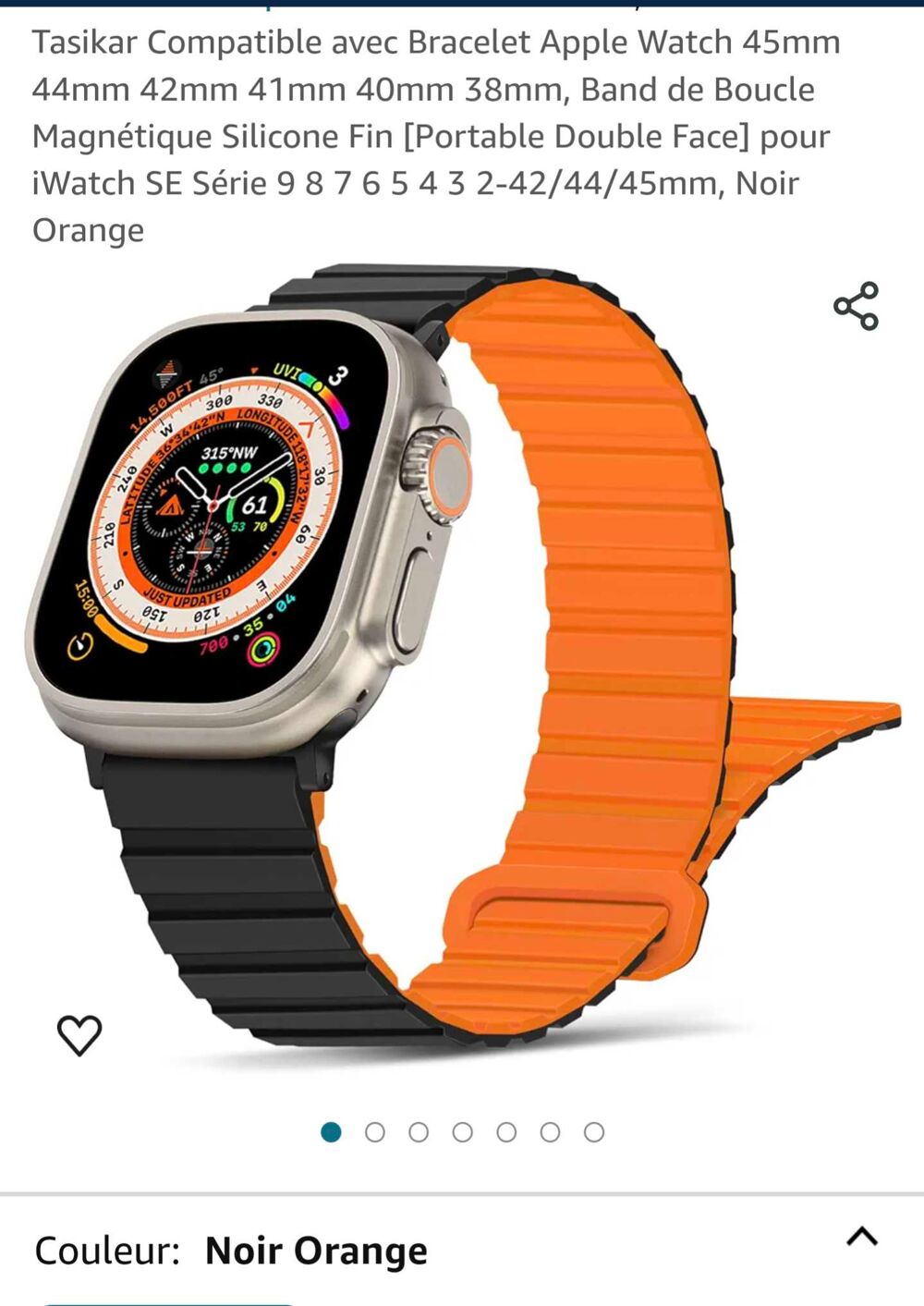 bracelet montre connect&eacute;e Sports