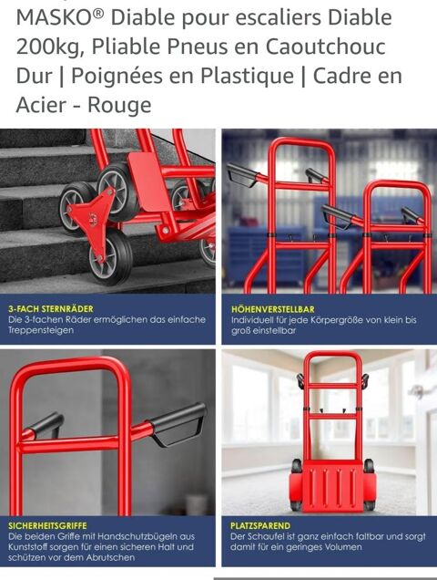 Diable à trois roues, servi une fois 25 Messein (54)