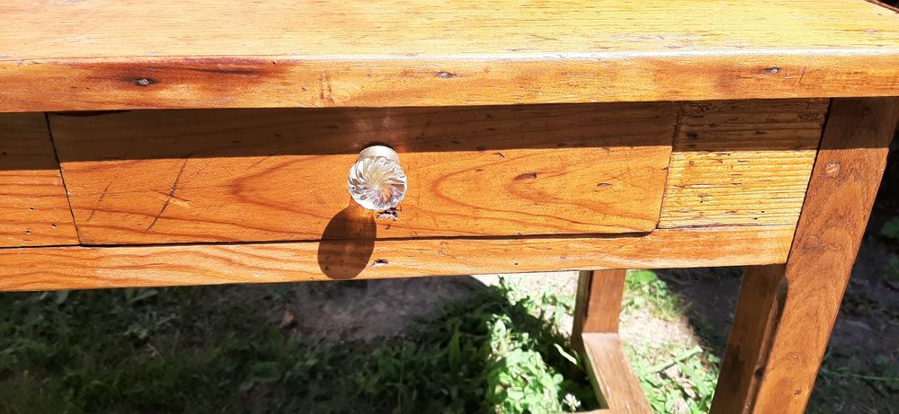 Table basse ancienne en merisier Meubles
