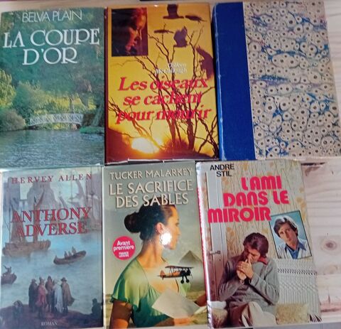 Lot de 6 livres de Romans Divers Ecrivains 5 Saint-Dizier (52)