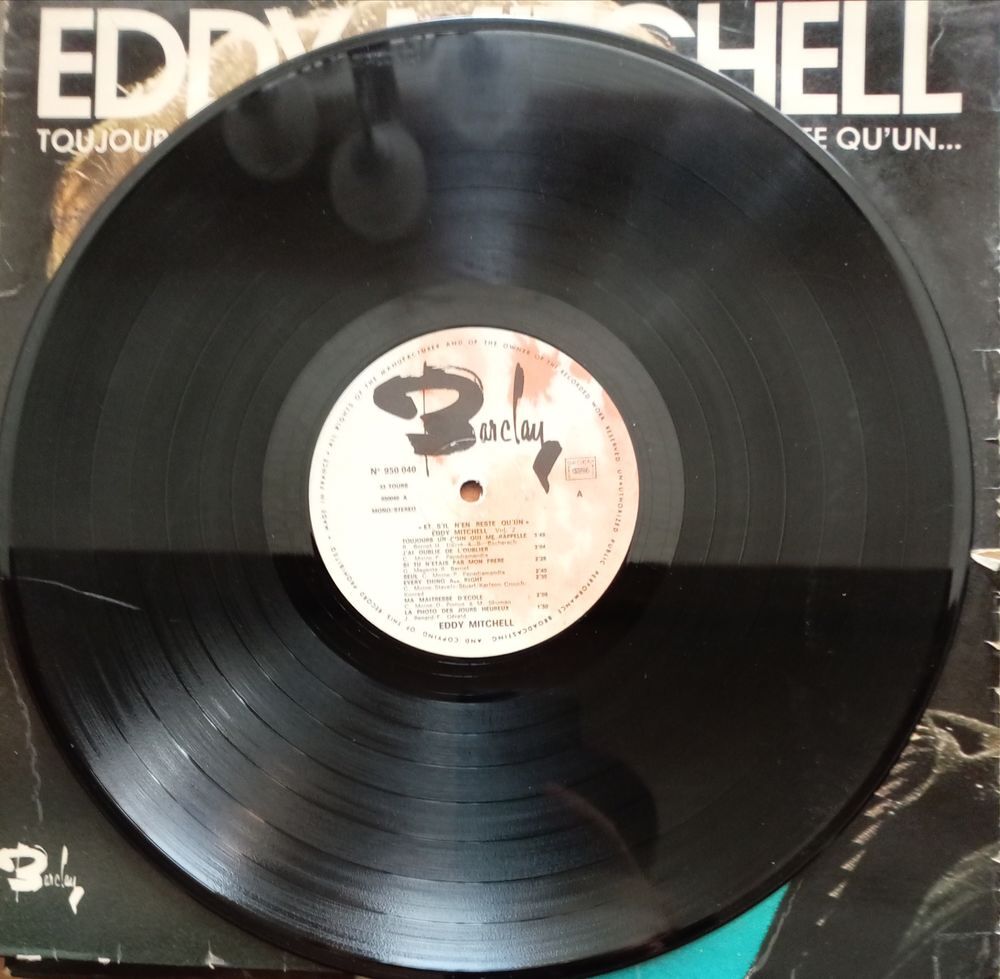 EDDY MITCHELL / 3 X DISQUES VYNIL 33 TOURS / CD et vinyles