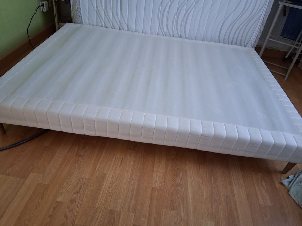 Sommier tapissier Ep&eacute;da avec matelas 140 Meubles