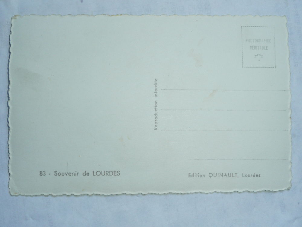 Carte postale Lourdes Centenaire des Apparitions 