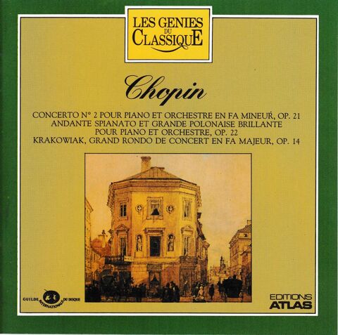 CD Chopin Concerto N�2, Andante Spianato Polonais, Krakowiak 4 Antony (92)