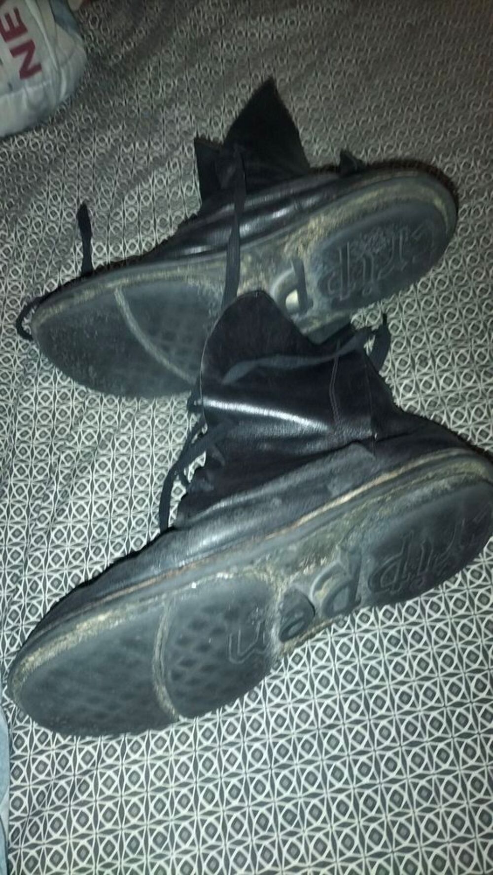 Boots a lacets cuir trippen pointure 47 tr&egrave;s bon &eacute;tat Chaussures