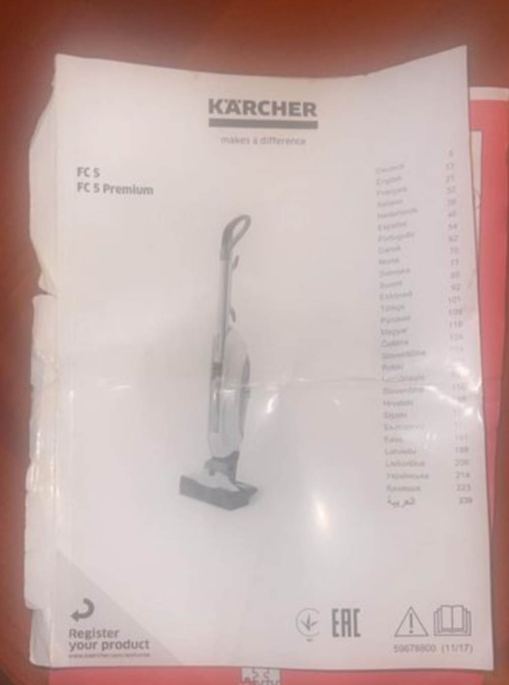 K&auml;rcher FC 5 Premium white Electromnager