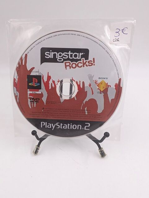 Jeu Playstation 2 Singstar Rocks ! en loose 3 Vulbens (74)