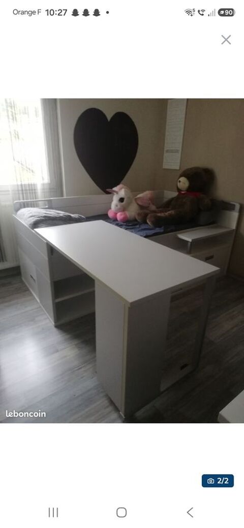 Lit bureau gautier 150 Baverans (39)