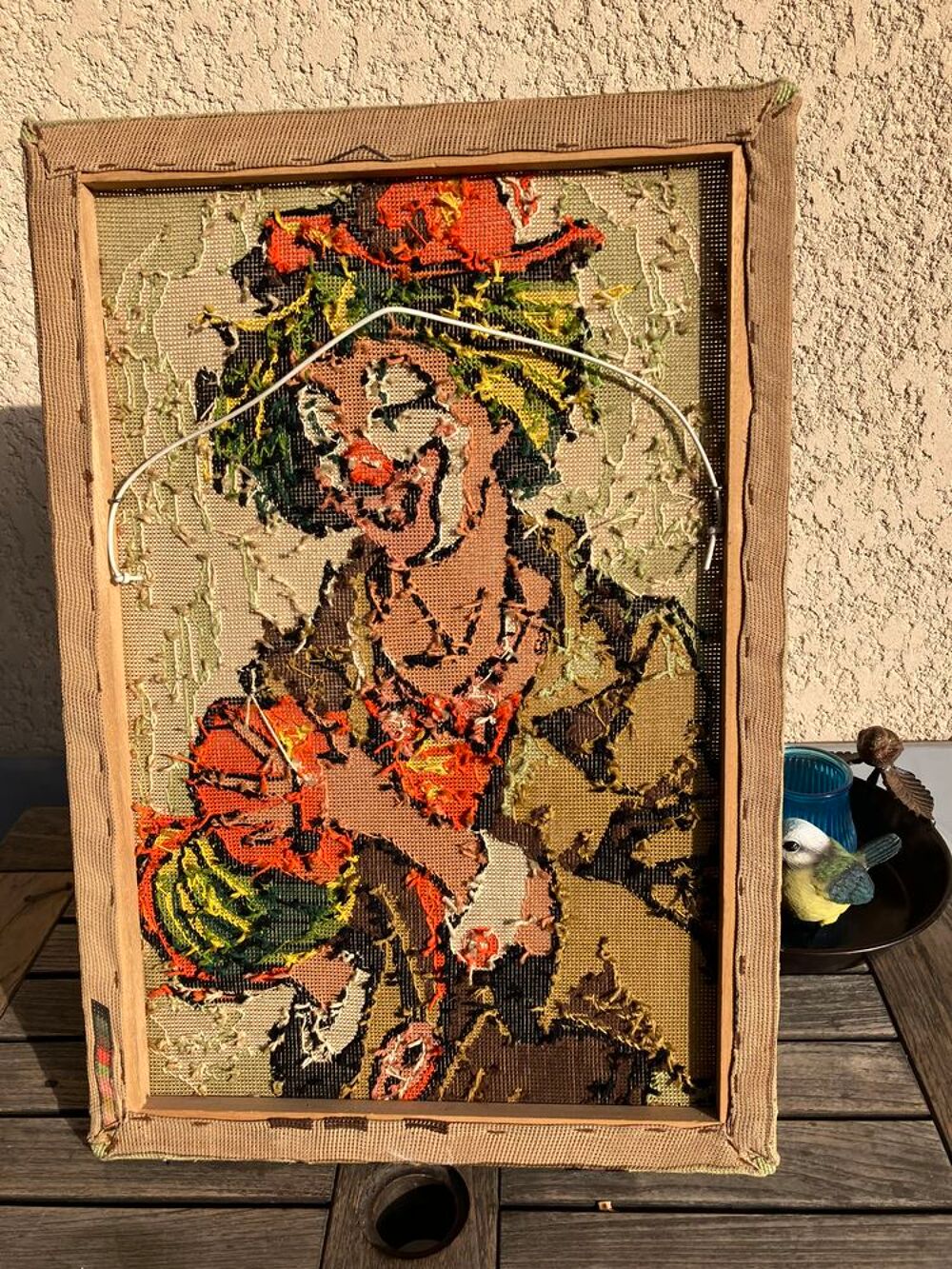 2 Tableaux clowns canevas Décoration