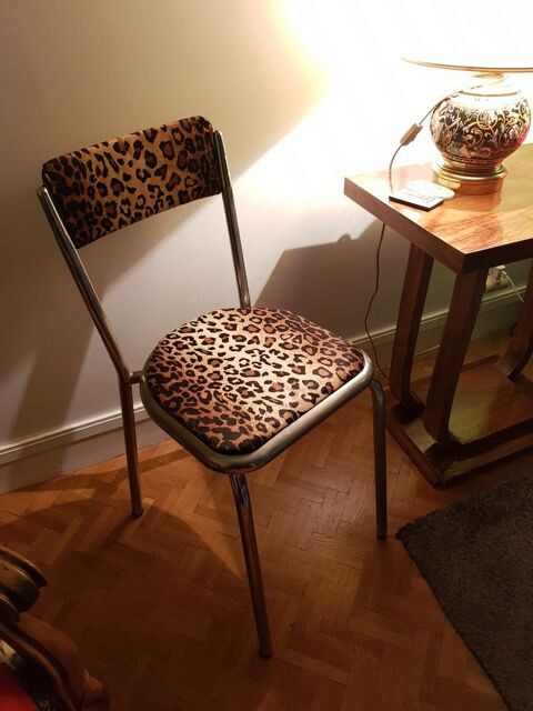 Chaise 30-40-50-60-70 vintage design metal leopard 0 Paris 12 (75)