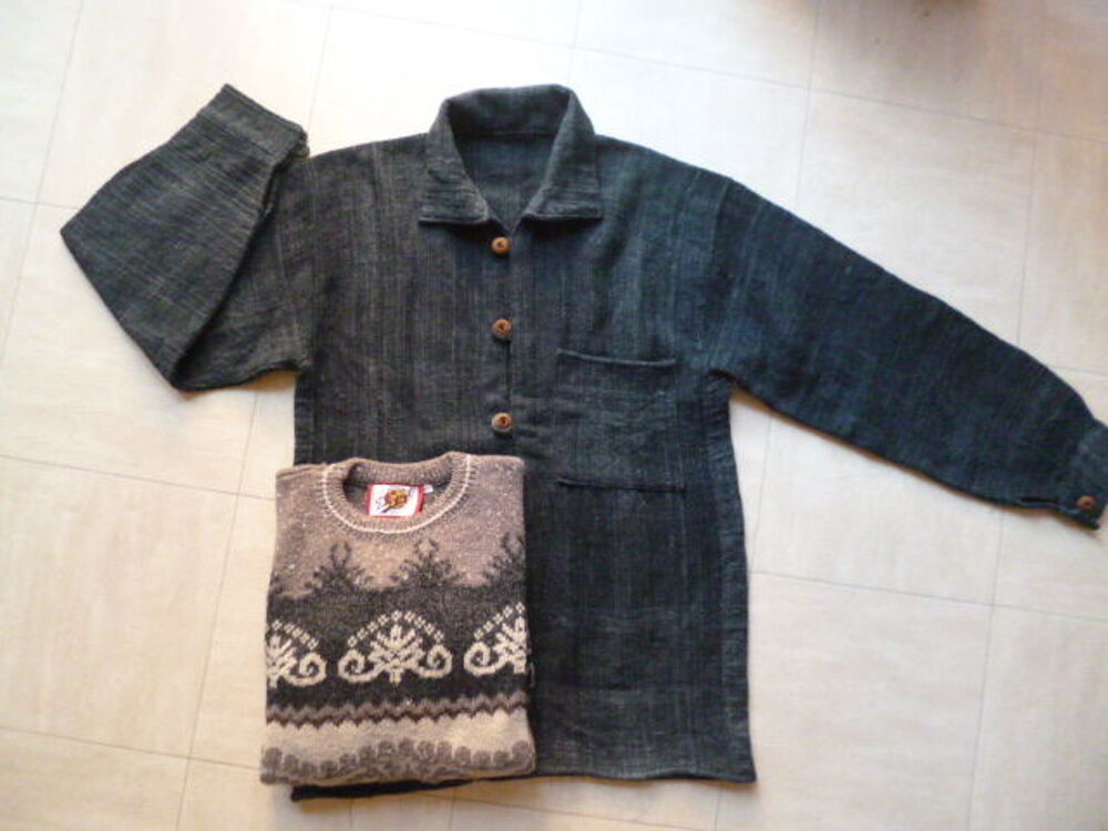 VESTE mi-longue + PULL - 48/50 - zoe Vêtements