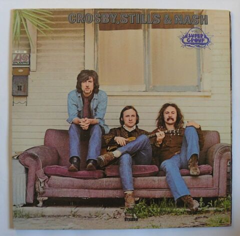LP CROSBY, STILLS & NASH : Judy Blue Eyes -  Atlantic 40033 16 Argenteuil (95)