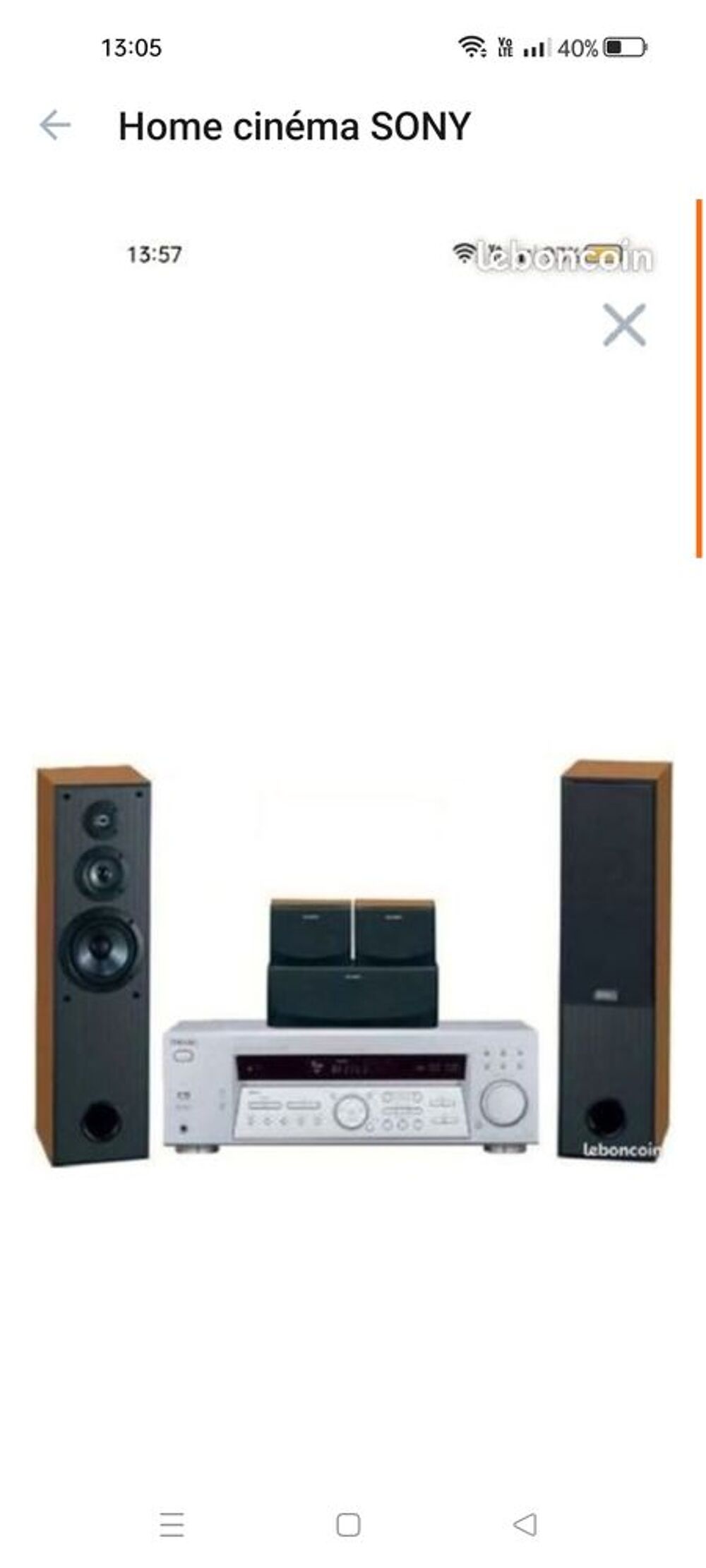 Home cin&eacute;ma Audio et hifi