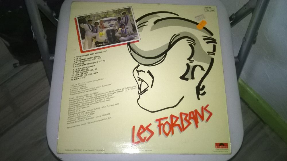 Vinyle Les Forbans
le rock des copains
1981
Excellent eta CD et vinyles