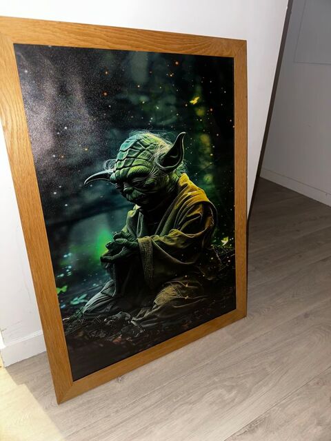 Cadre toile imprim�, yoda Star Wars, grande taille 77x57 35 Tours (37)