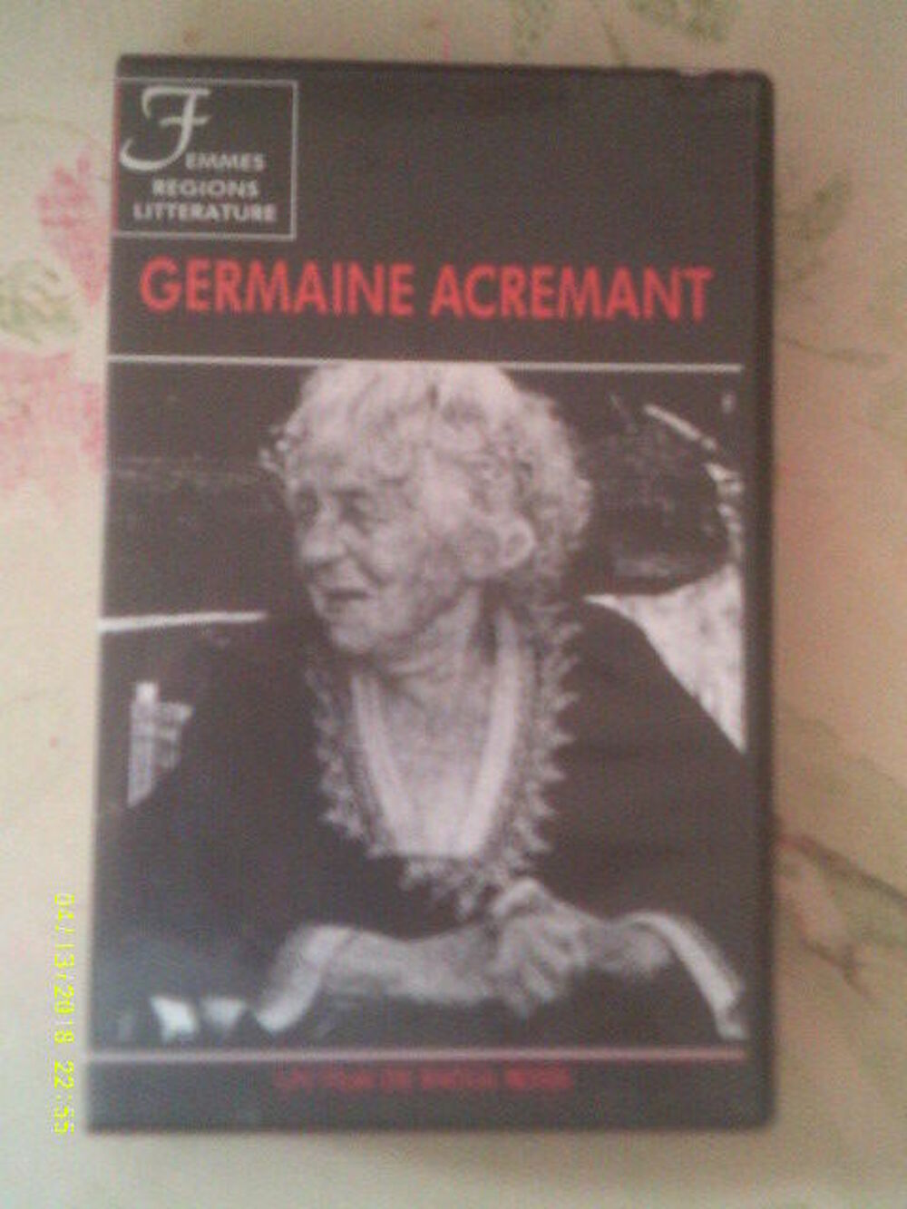 Germaine Acremant ou 70 ans d'&eacute;criture vhs film DVD et blu-ray