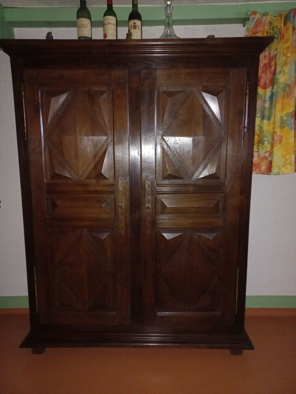 armoire rustique 2 portes Meubles