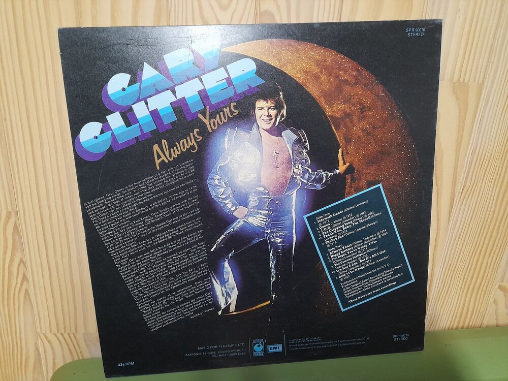 GARY GLITTER 1975 vinyle 33T CD et vinyles