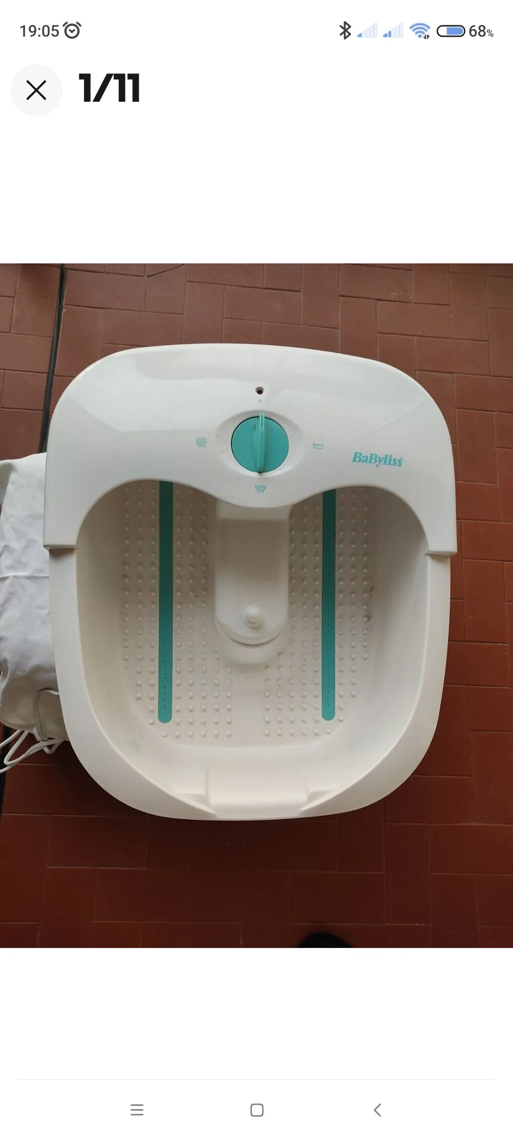 Appareil BaByliss THALASSO PIEDS. Electroménager