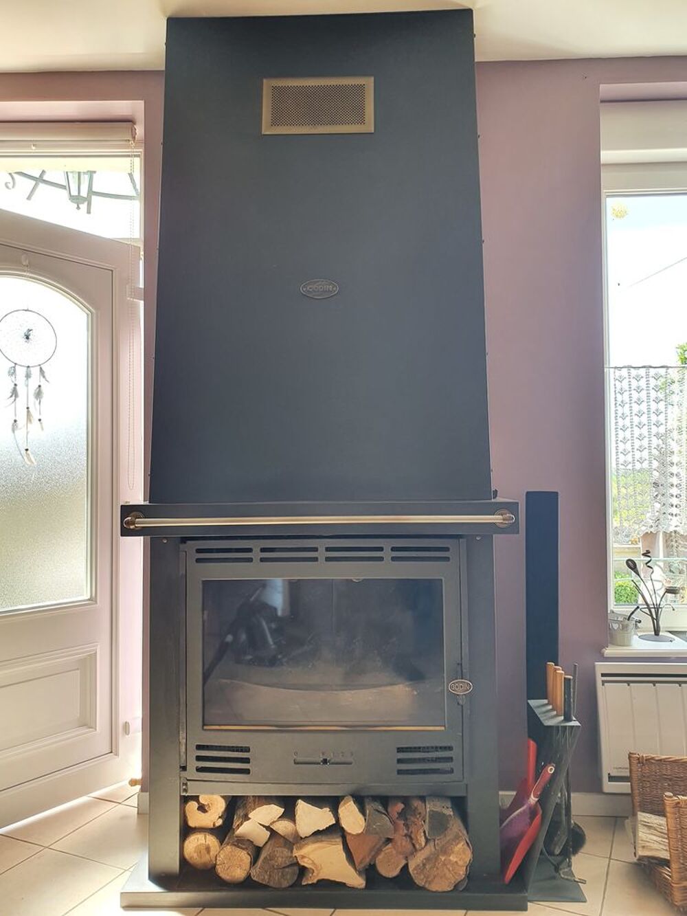 Chemin&eacute;e Bois Godin Bricolage