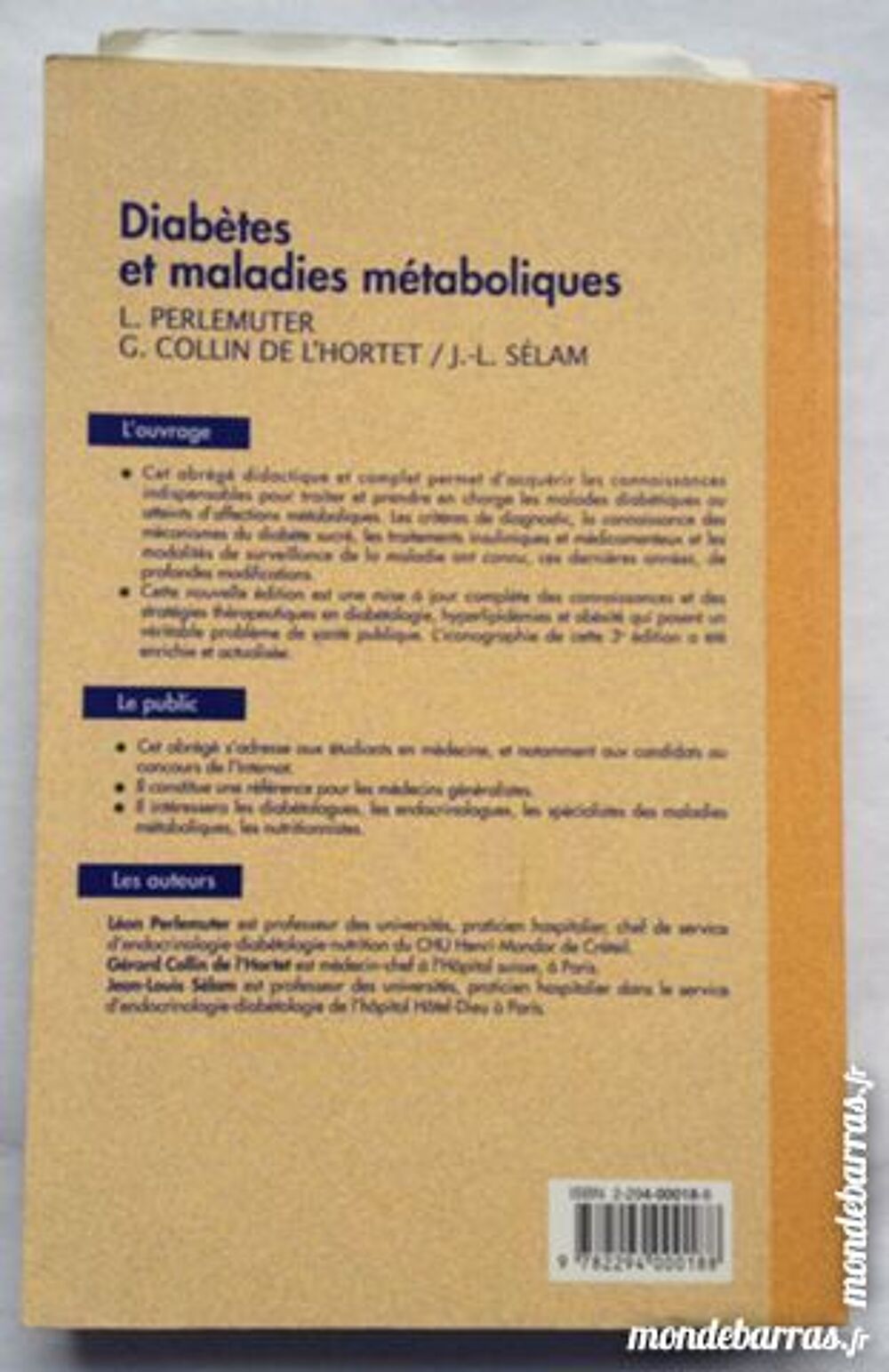 diab&egrave;te et maladies m&eacute;taboliques Livres et BD