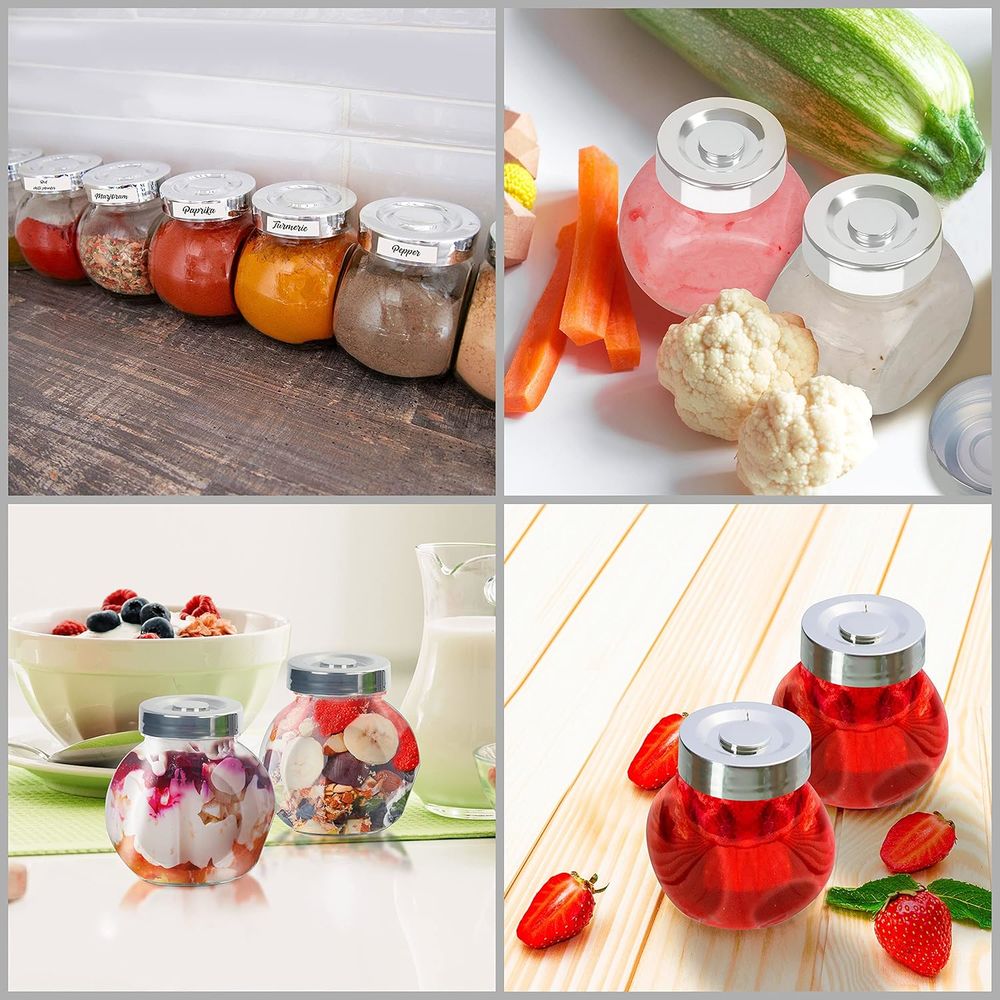 BELLE VOUS ? 36 Mini Bocaux Conservation Verre de 50 ml Décoration